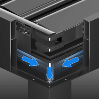 Hidden drainage system