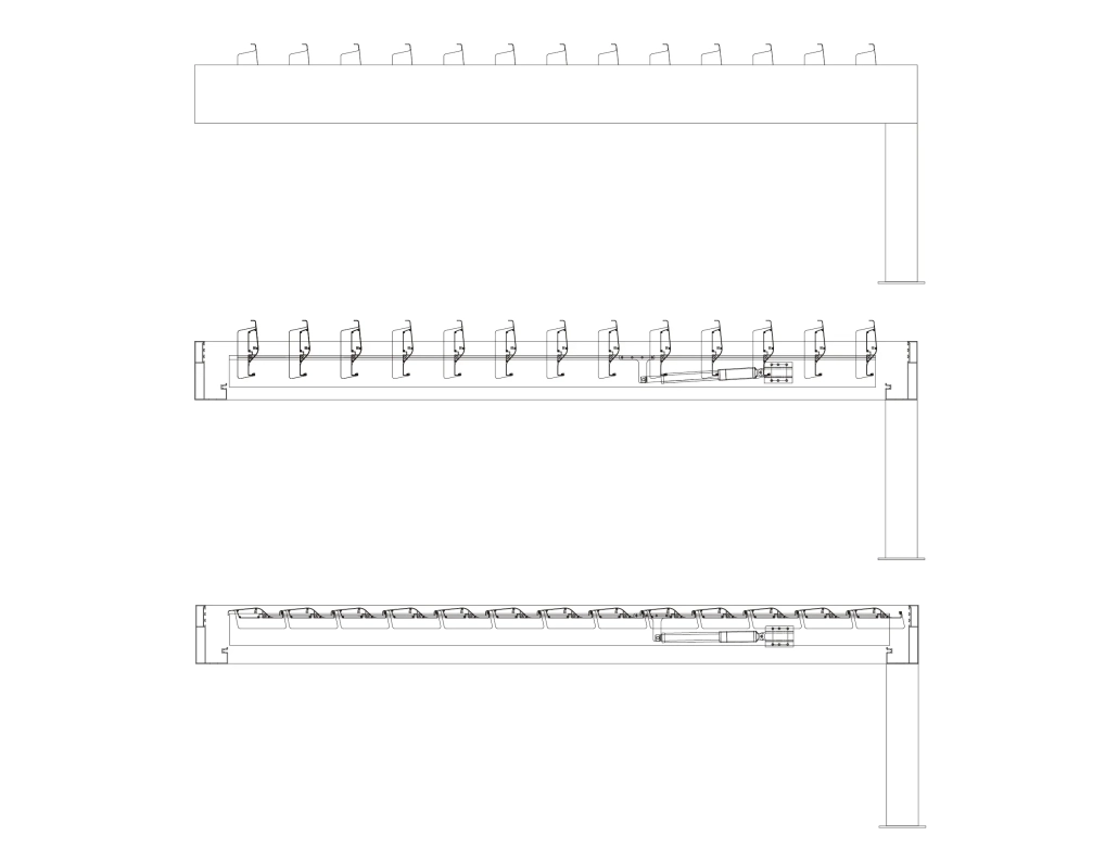 Lateral View Pergolam Wtih Pillars