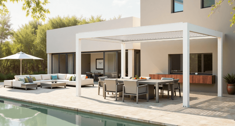 aluminum pergola 9700a