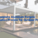 aluminum pergola installation