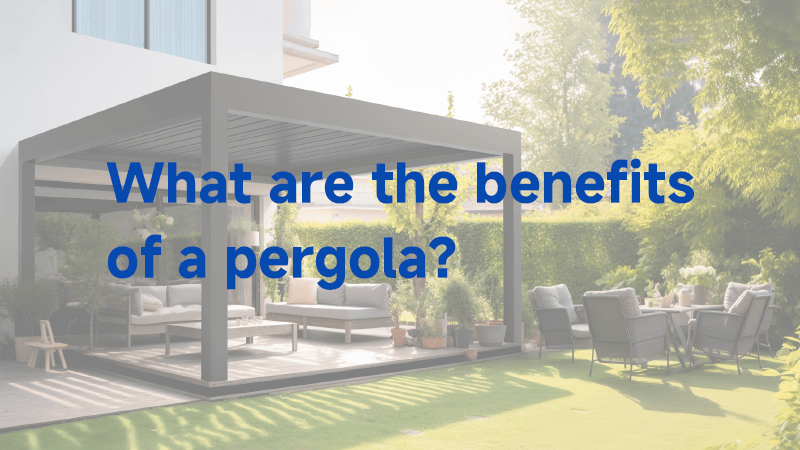 what are the benefits of pergola
