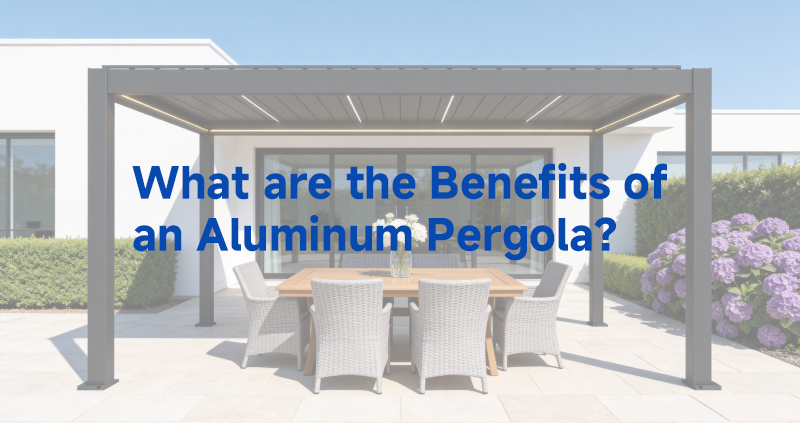 what are the benefits of an aluminum pergola