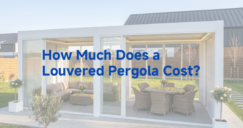 louvered pergola cost