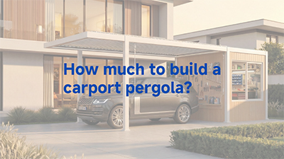 how much to build a carport pergola