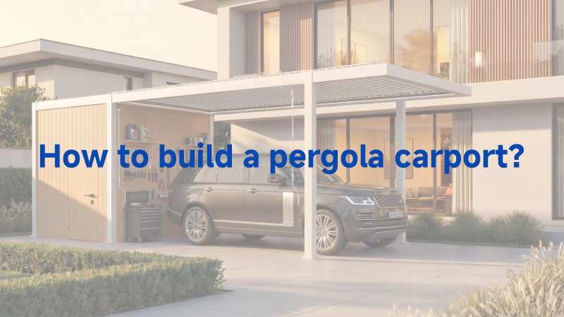 How to build a pergola carport How to build a pergola carport