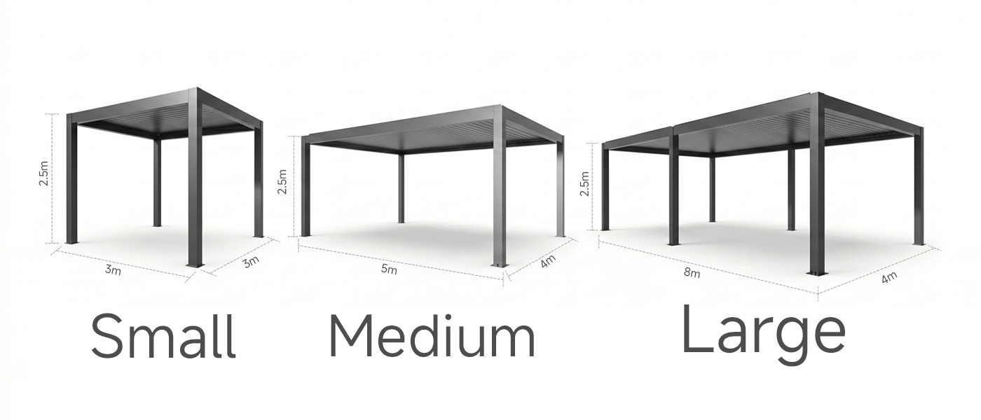 oem odm pergola size